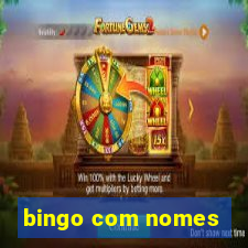 bingo com nomes